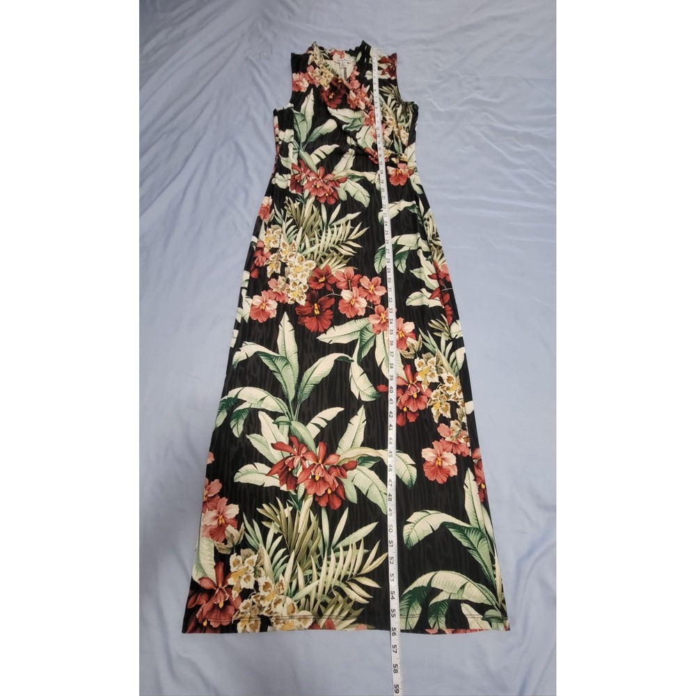 Tommy Bahama Sz Small Oceanic Orchid Travel Maxi Dress UPF Wrinkle Resistant - Picture 13 of 16